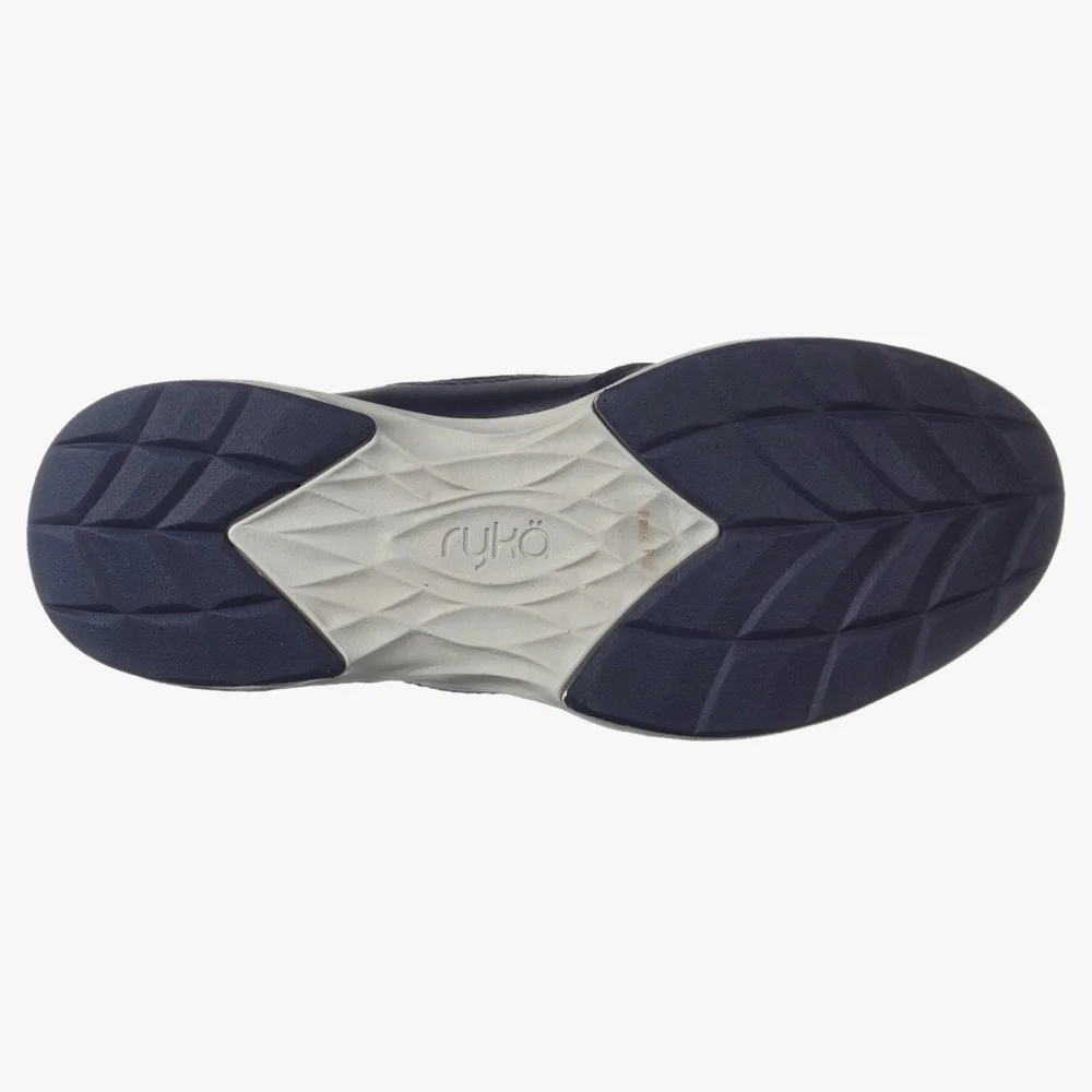 Ryka Women's Navy Blue Ankle Boots Size 5 Water-Repellent Lace-Up Boots NEW - Picture 5 of 10